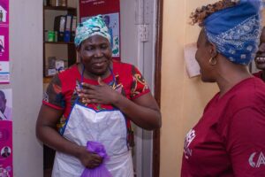 Empowering session at nyakadot health center